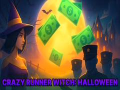 խաղ Crazy Runner Witch Halloween