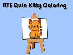 խաղ BTS Cute Kitty Coloring