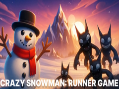 խաղ Crazy Snowman: Runner Game