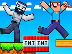խաղ Noob: Parkour Tricks