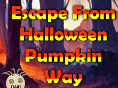 խաղ Escape From Halloween Pumpkin Way