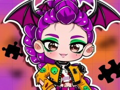 խաղ Jigsaw Puzzle: Kpop Star Girls' Halloween