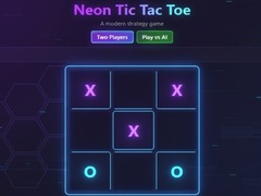 խաղ Neon Tic-Tac-Toe