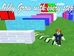 խաղ Obby Grow with every step