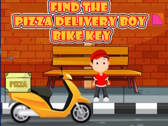 խաղ Find the Pizza Delivery Boy Bike Key