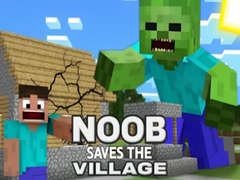 խաղ Noob Saves the Village