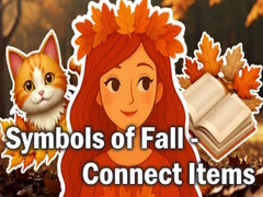 խաղ Symbols of Fall - Connect Items