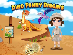խաղ Dino funny digging