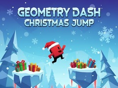 խաղ Geometry Dash Christmas Jump