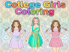 խաղ College Girls Coloring