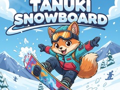 խաղ Tanuki Snowboard