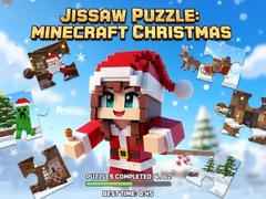խաղ Jigsaw Puzzle: Minecraft Christmas