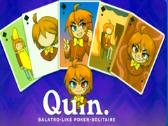 խաղ Quin. Balatro-like poker-solitaire