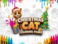 խաղ Christmas Cat Coloring Pages