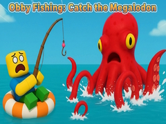 խաղ Obby Fishing: Catch the Megalodon