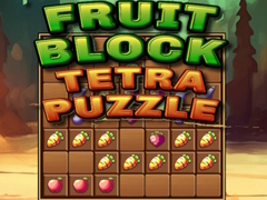 խաղ Fruit Block Tetra Puzzle