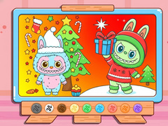 խաղ Coloring Book: Christmas Labubu
