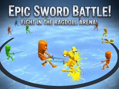 խաղ Epic Sword Battle! Fight in the Ragdoll Arena!