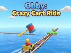 խաղ Obby: Crazy Cart Ride