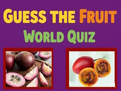 խաղ Guess The Fruit World Quiz