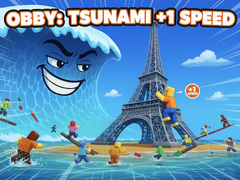 խաղ Obby: Tsunami +1 speed