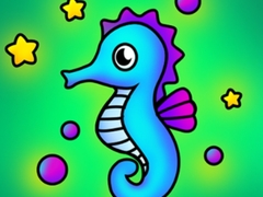 խաղ Seahorse Coloring
