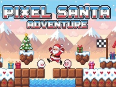խաղ Pixel Santa Adventure