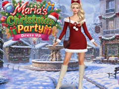 խաղ Maria's Christmas Party Dressup