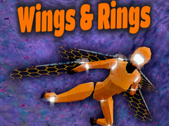 խաղ Wings and Rings