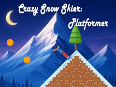 խաղ Crazy Snow Skier: Platformer