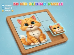 խաղ 3D Kid Sliding Puzzle