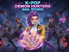 խաղ K-Pop Demon Hunters Nail Studio