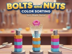խաղ Bolts and Nuts Color Sorting