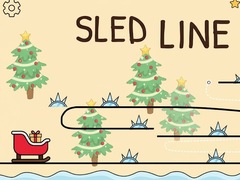 խաղ Sled Line