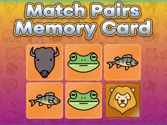 խաղ Match Pairs Memory Card