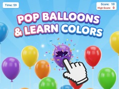 խաղ Pop Balloons & Learn Colors