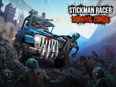 խաղ Stickman Racer Survival Zombie