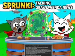 խաղ Sprunki: Talking Gray & Wenda News