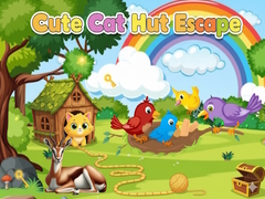 խաղ Cute Cat Hut Escape