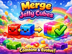 խաղ Merge Jelly Cubes