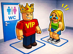 խաղ Obby Toilet Line