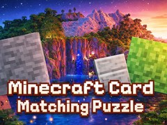 խաղ Minecraft Card Matching Puzzle