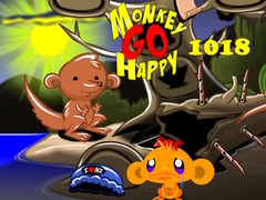 խաղ Monkey Go Happy Stage 1018