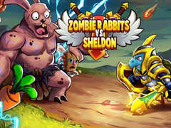 խաղ Zombie Rabbits vs Sheldon