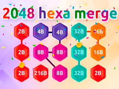 խաղ 2048 Hex Chain Merge