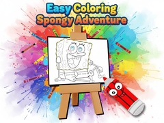խաղ Easy Coloring Spongy Adventure