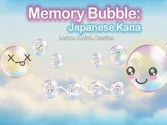 խաղ Memory Bubble: Japanese Kana