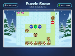 խաղ Puzzle Snow
