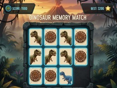 խաղ Dinosaur Memory Match