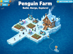 խաղ Penguin Farm - Ice Merge